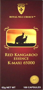 Wealthy Health Red Kangaroo Essence K-Maxi 65000 100 Capsules